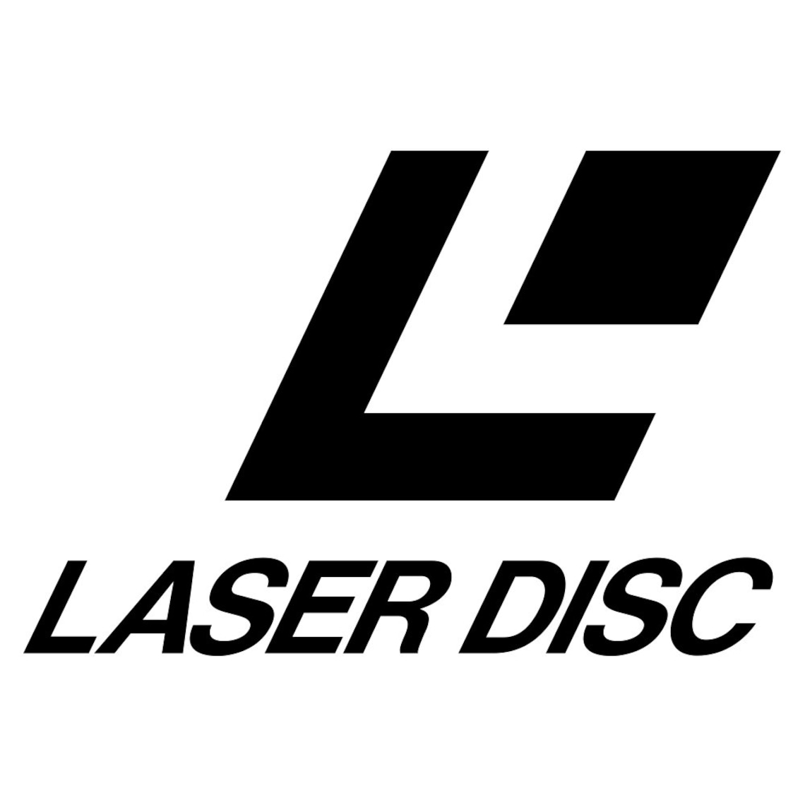Laser Disc Logo Decal Etsy