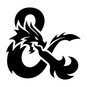 Dungeons and Dragons Logo Decal | Etsy