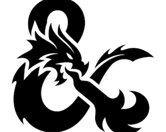 Dungeons and Dragons Logo Decal