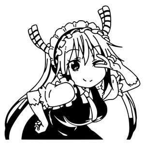 Dragonmaid Tohru Decal