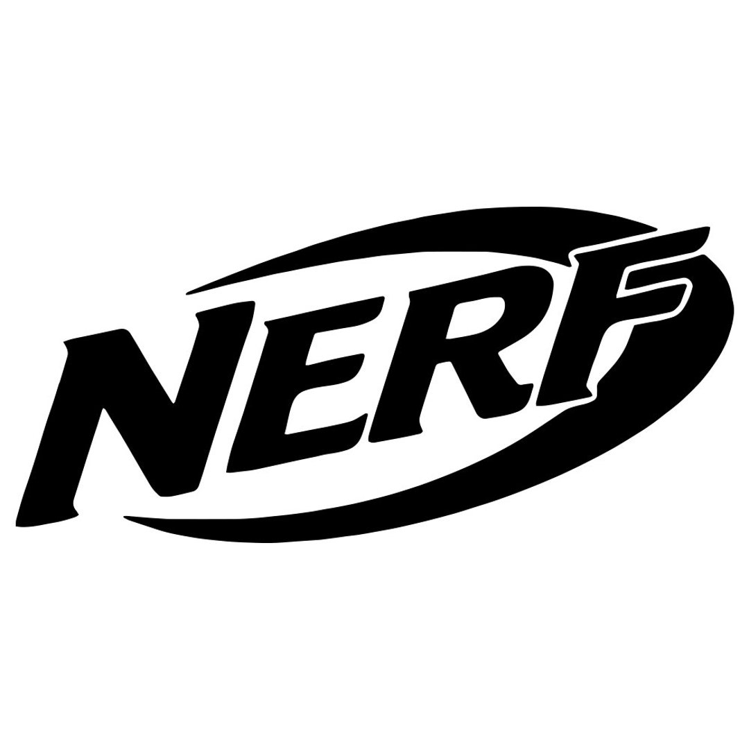 Modern Nerf Logo Decal - Etsy