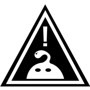 Monster Musume - Suu Caution Logo Decal