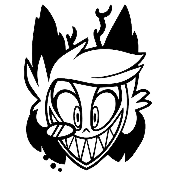 Hazbin Hotel - Alastor Decal 2 - Etsy