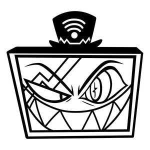 Calcomanía de Vox de Hazbin Hotel