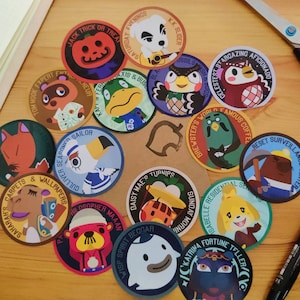 Animal Crossing Sticker Set - Set of 8