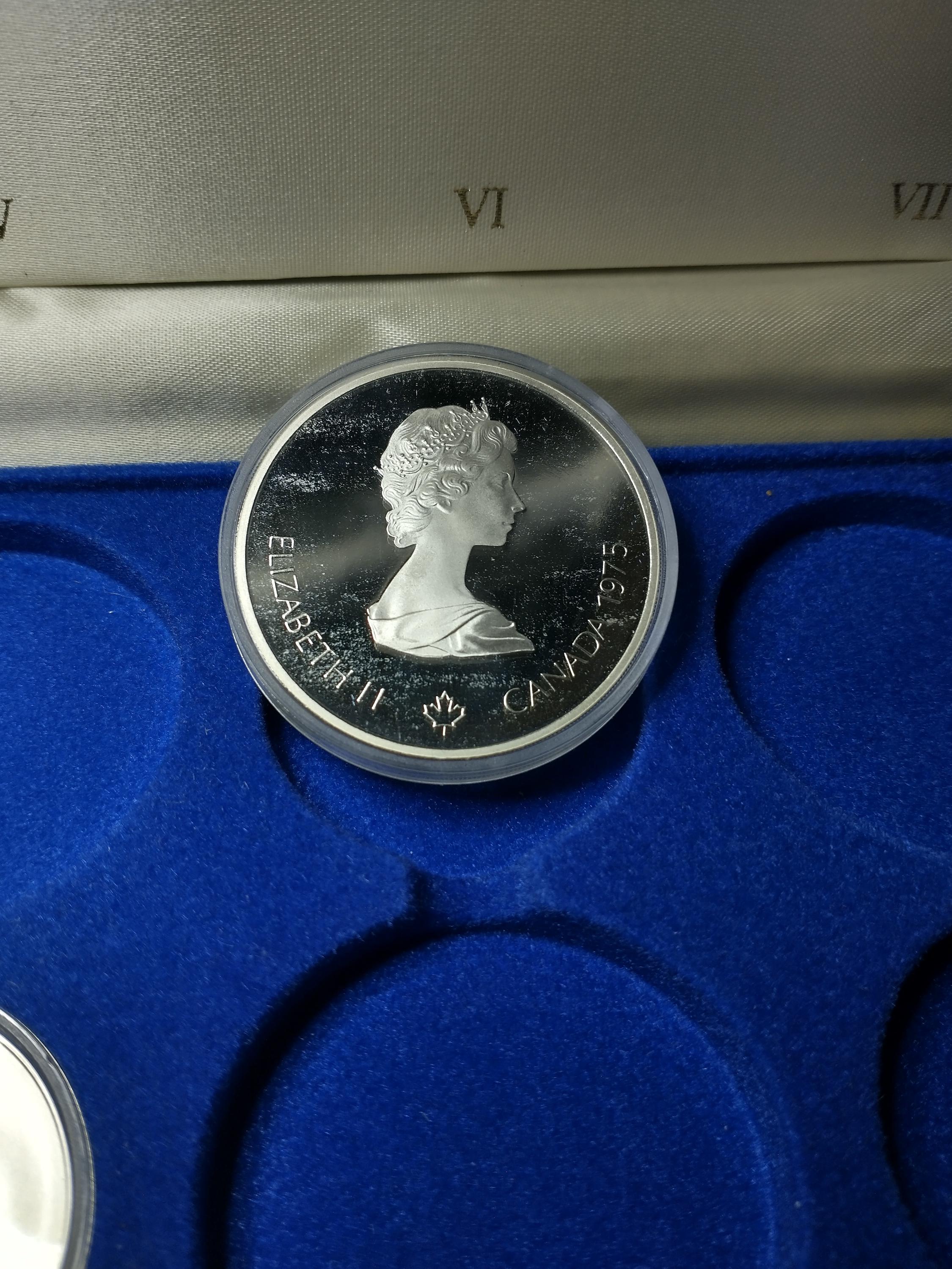 1976年カナダ・モントリオールオリンピック 10ドル銀貨プルーフ硬貨