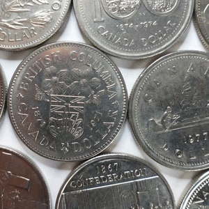Canada Nickel Dollar (1968–1986) – Circulated Coins by Year – Voyageur & Commemorative – Coin Flip Included (23D08U14a)