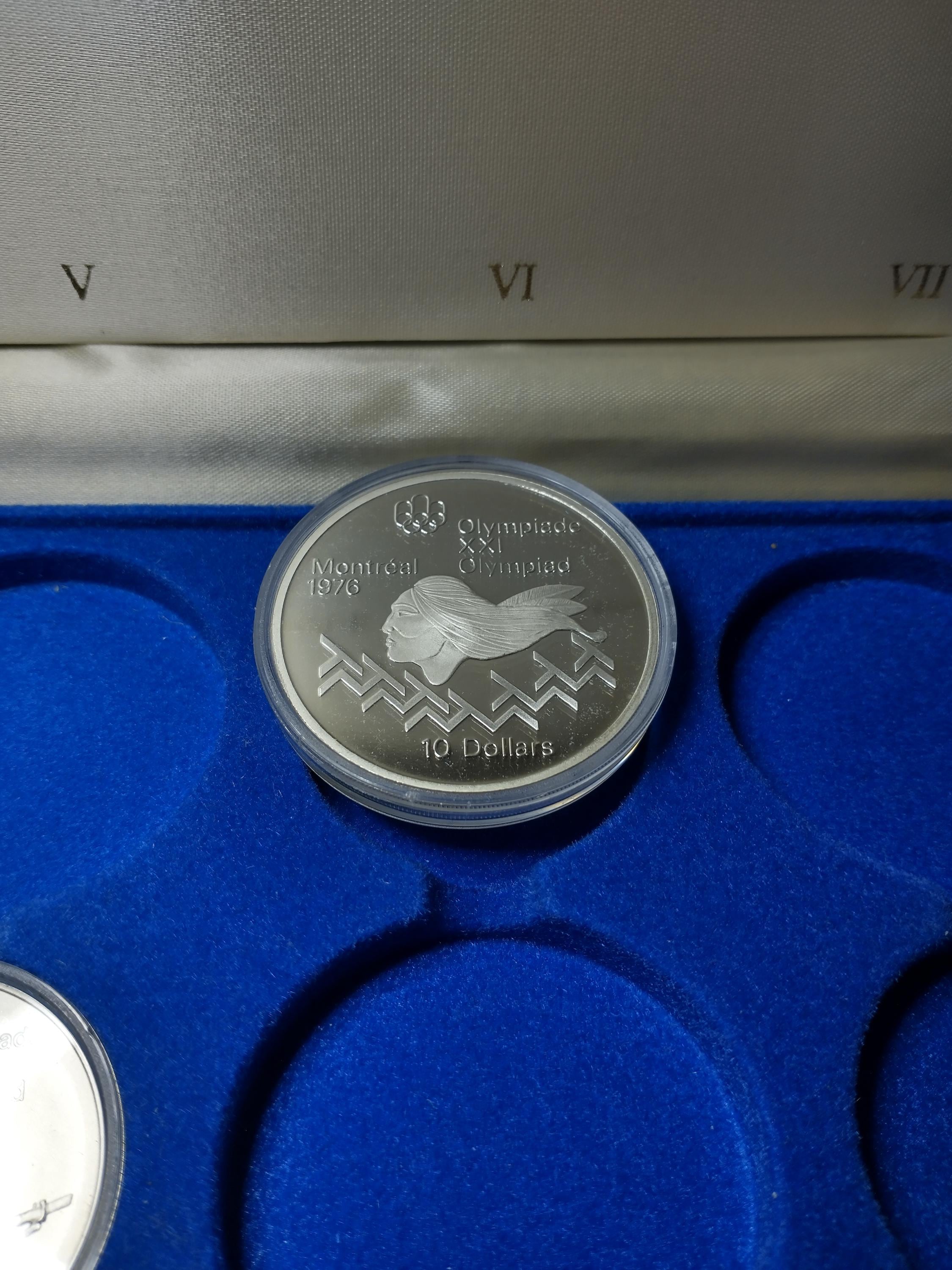 1976年カナダ・モントリオールオリンピック 10ドル銀貨プルーフ硬貨