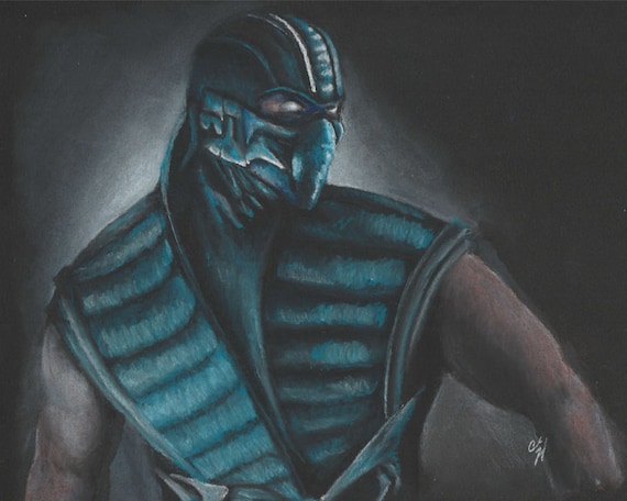 Mortal Kombat Sub Zero Drawing