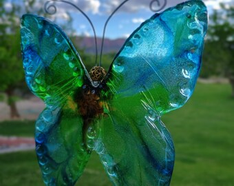 Butterfly Sun Catcher Window Hanging Sun Room Home Decor Garden Sun Catcher Gift for Mom Birthday Gift Custom Spinner Butterfly Gift Spring