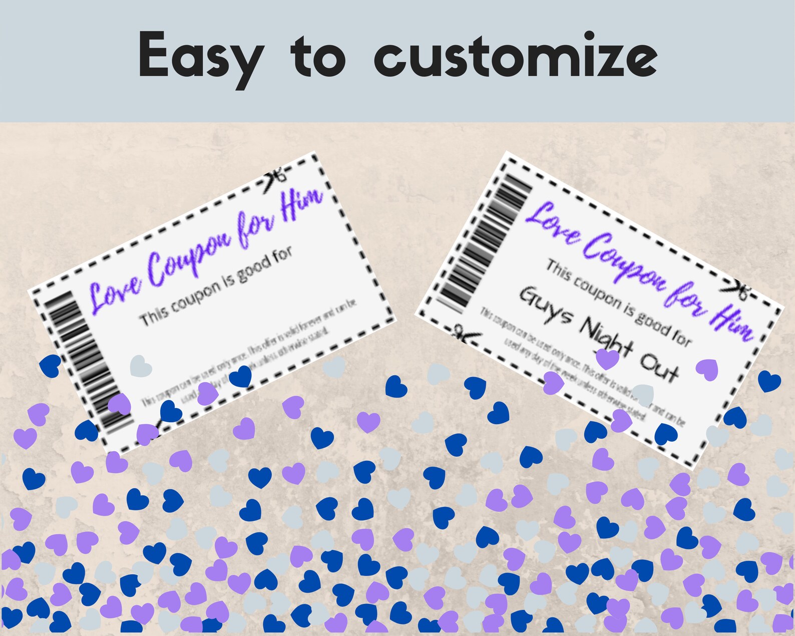 Love Coupons for Him Valentines Day Coupons for Him | Etsy