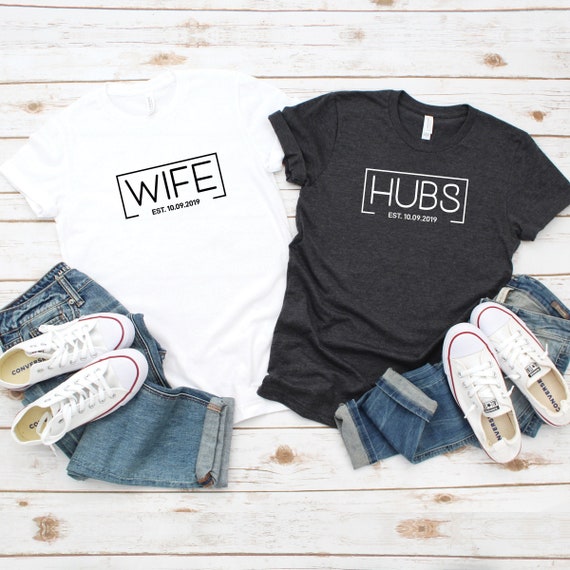 Honeymoon Shirts Wife Shirt Hubs Shirt Newlywed Shirts | Etsy