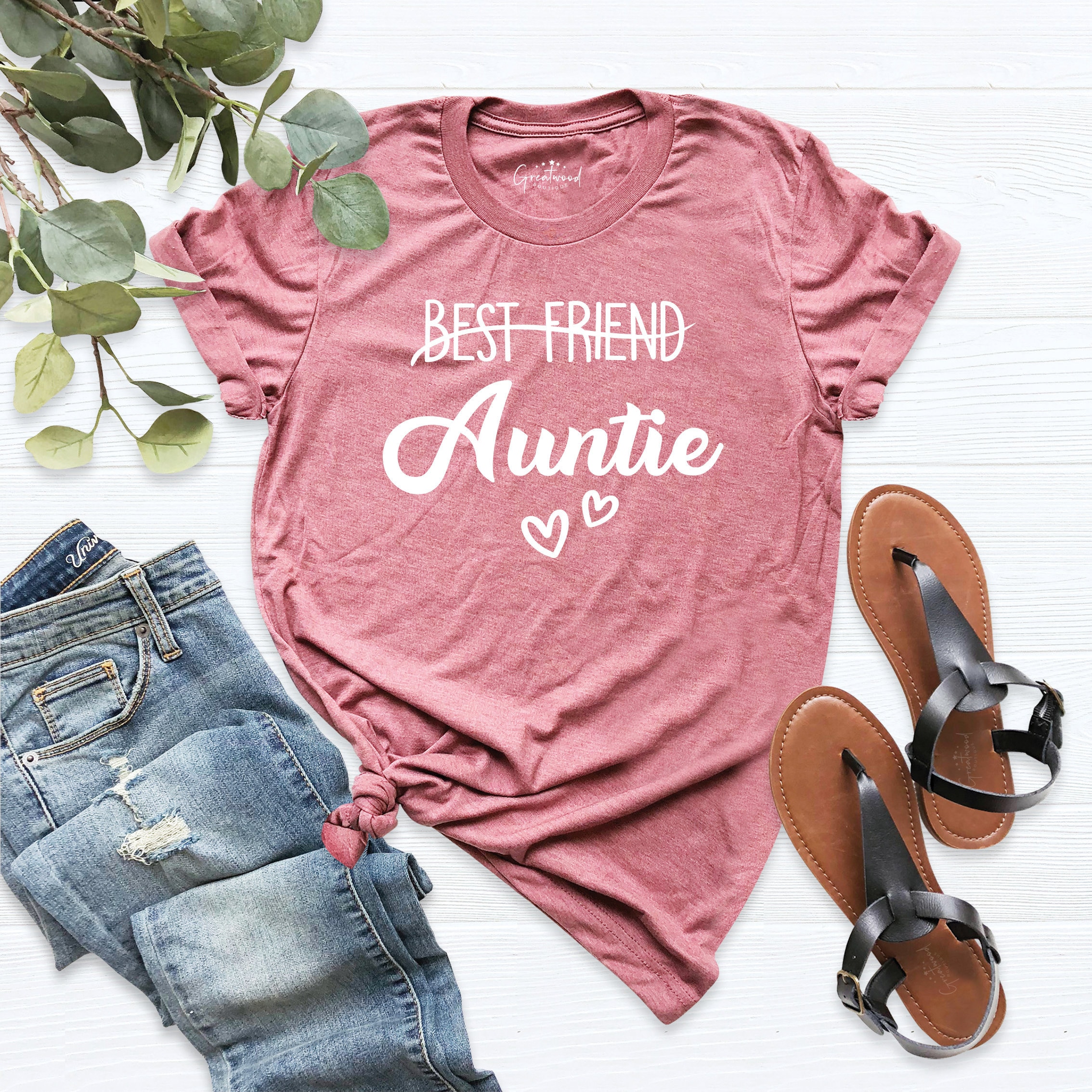 Best Friend Auntie Shirt Auntie Shirt Mothers Day Shirt Etsy