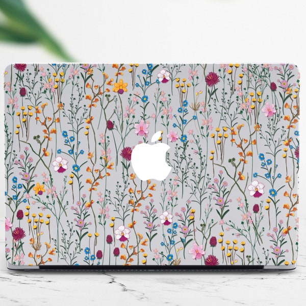 Wild Flowers Macbook Pro 16 New Case Mac 13 Air Case Macbook Pro 13 2018 Case Pro 15 Macbook Case Macbook 12 Case Macbook Air 11 FD0022