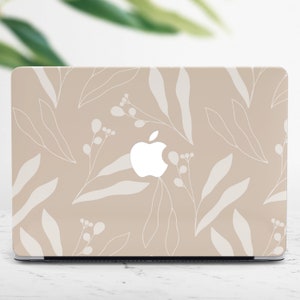 White Herbs Pastel Art Case for Macbook Pro 15 inch 2019 Release A1990 A1707 Macbook Plastic Case for New Macbook Pro 15 HardShell FD0219