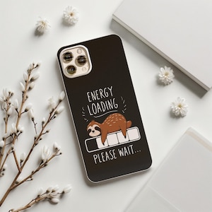 Funny Sloth Phone Case: Energizing Lazy Design, Protective Cover