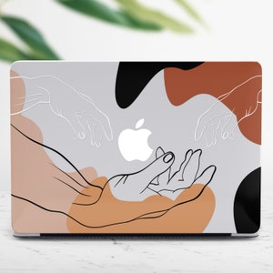 Hands Macbook Pro 16 Inch 13 Inch Macbook Air Case 2019 Procase Paints Macbook Pro 13 Case 2018 15 Inch Creative Macbook Pro Case FD0083