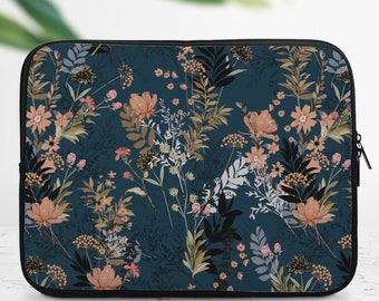 Plum Blossom Floral Flower Laptop Case 15.6 Inch Carrying Protectiv Case with Strap Plum Blossom Floral Flower Laptop Case 15.6 Inch Carrying Protectiv Case with Strap