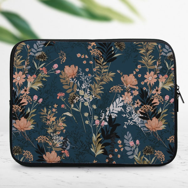 Wildflowers  Laptop Sleeve 13 Inch Carrying Bag Floral Laptop Sleeve 15 Inch Laptop Sleeve Nature Laptop Bag 12 Inch Laptop Sleeve FD0275