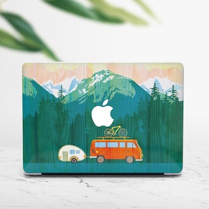 Voyage Macbook Pro 16 coque Macbook Air 13 2019 coque Bus Macbook Pro 13 coque Macbook Pro 15 nouvelle coque Mac 12 coque Macbook Air 11 FD0030