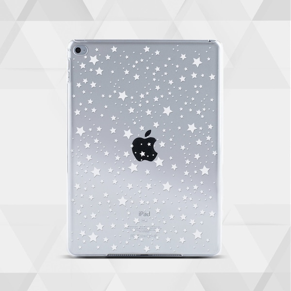 Minimalisme iPad Mini 6th Gen Case iPad Pro 12.9 Case White Stars iPad 10.2 2021 Case Clear iPad Pro 11.4 2020 Case iPad 9 Gen Case 3C4034