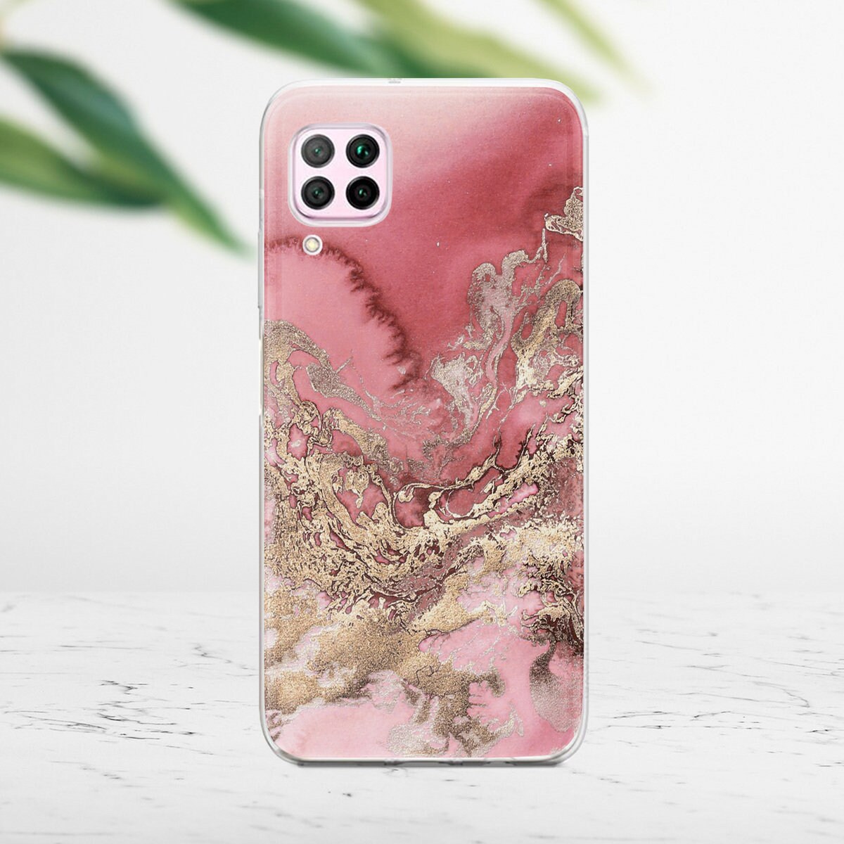 Red Marble Phone Case Cover For Huawei P P30 P40 Pro Plus Etsy Ireland