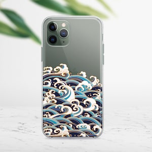 Waves Case iPhone 13 Pro Max Phone Case Ocean iPhone 13 Pro iPhone 13 Mini Case iPhone 13 Case Clear iPhone 12 Pro Max Case iPhone 12 FD0070