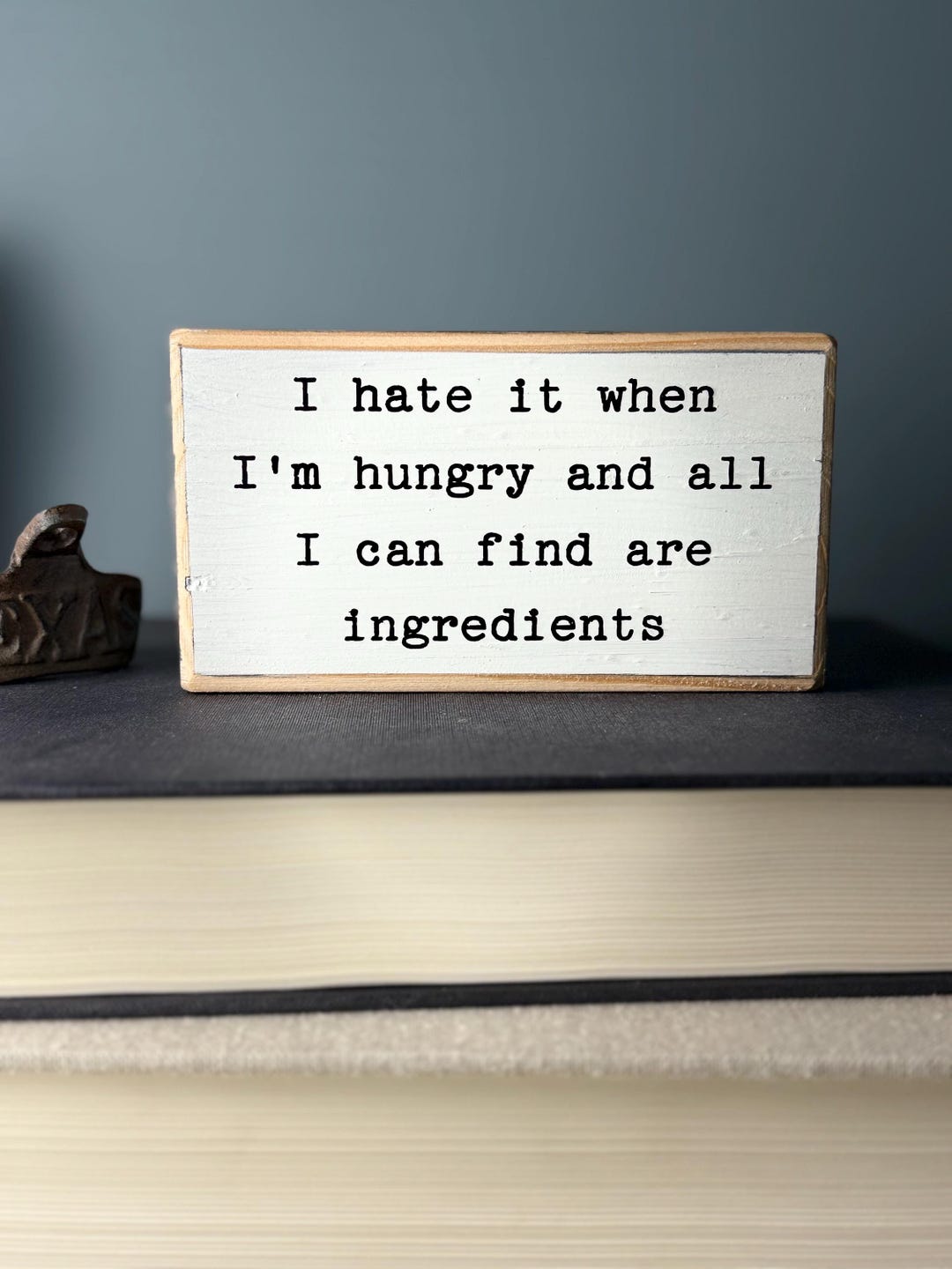 Funny Kitchen Wood Sign, Hungry for Food Decor - Etsy