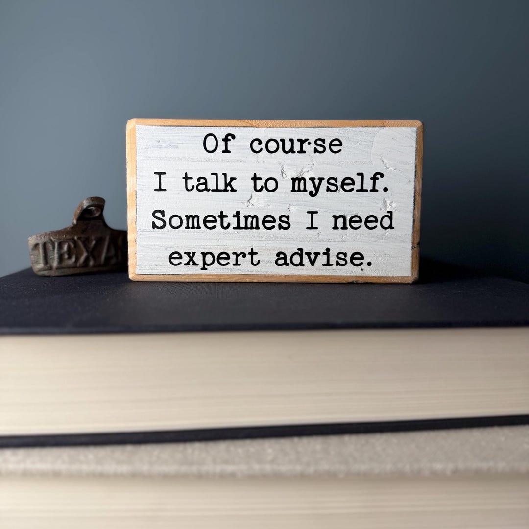 Funny Office Desk Wood Sign – Expert Advice Shelf Sitter - Etsy