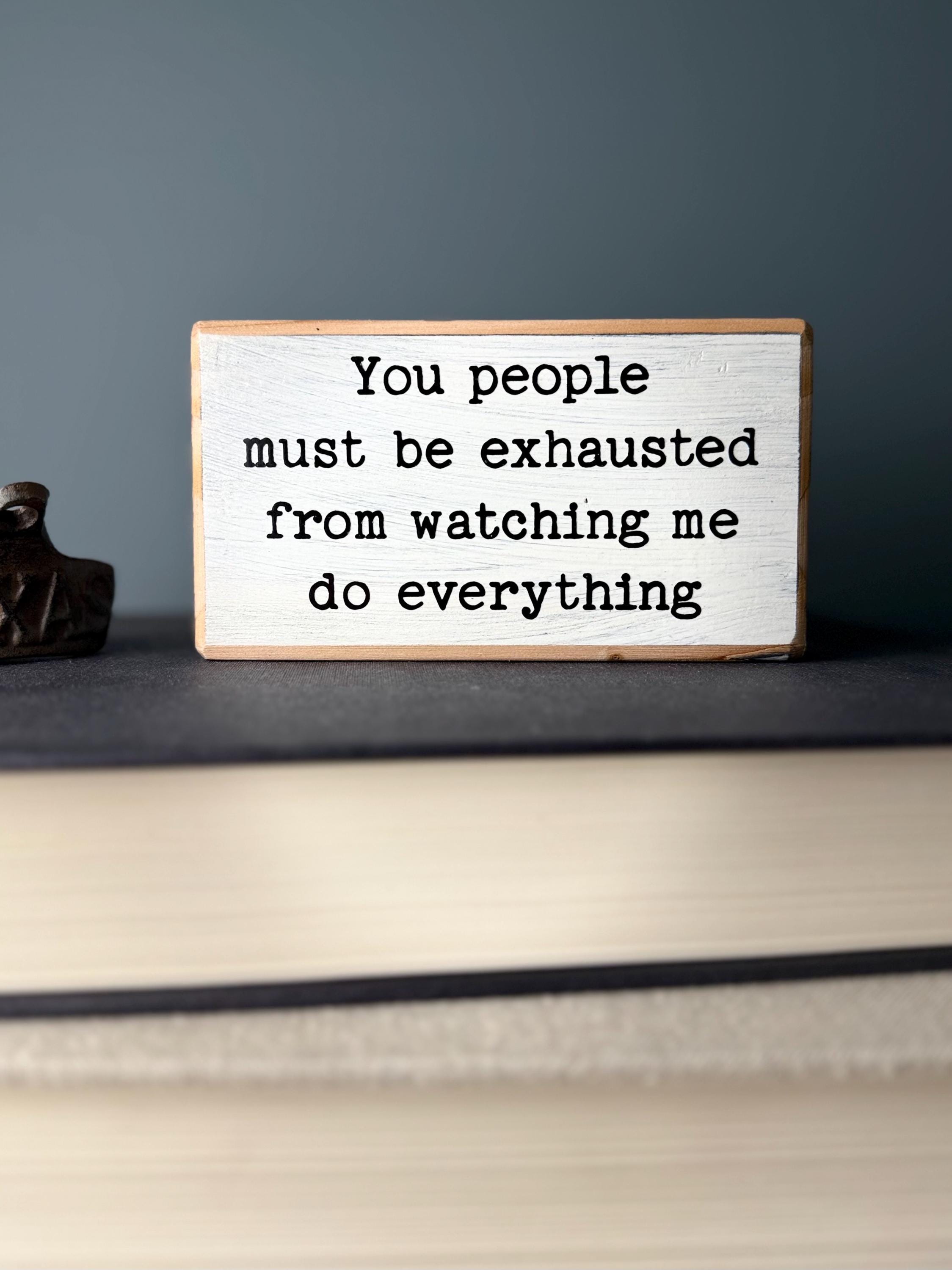 Funny Office Desk Wood Sign - Sarcastic Cubicle Decor - Etsy