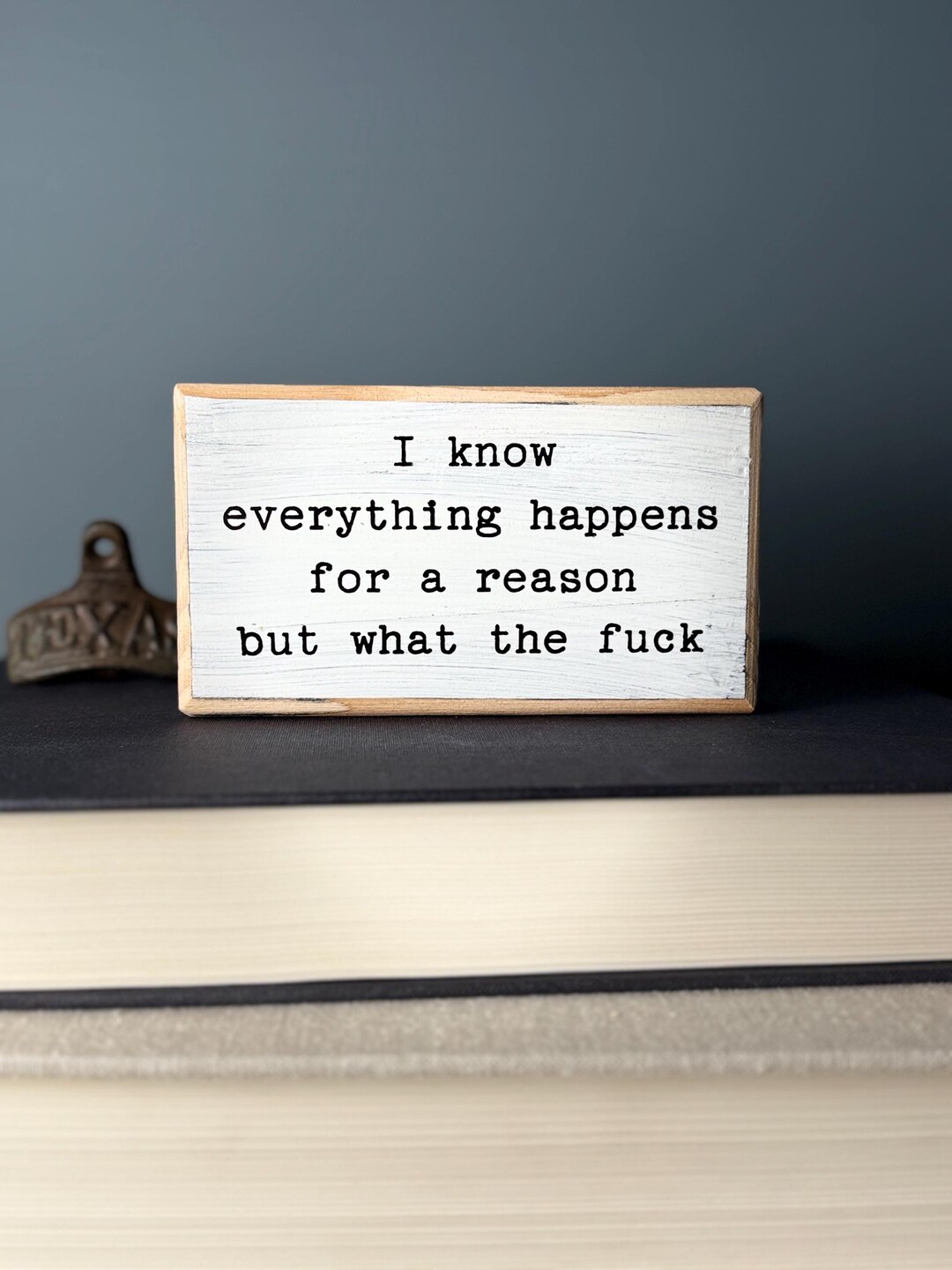Funny Desk Wood Sign – Cubicle Decor, Sarcastic Quote Gift - Etsy