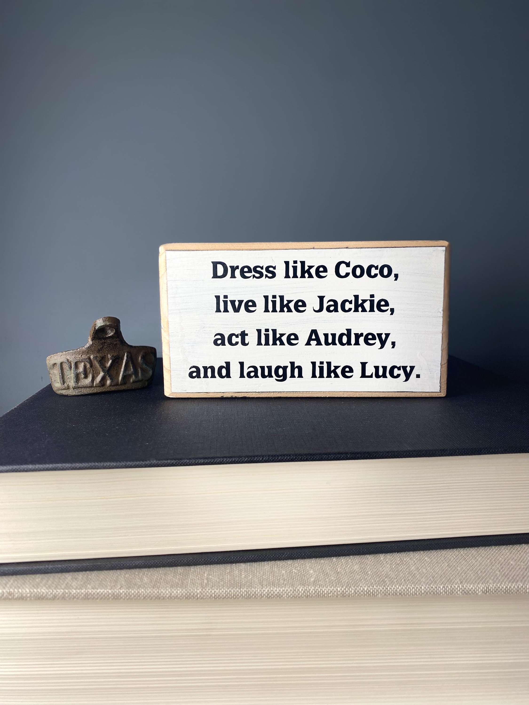 open lace back dress Buy JennyGems Wood Box Sign Dress Like Jackie Act Like Audrey Inspire Like  Lilly Party Like Gatsby - Friendship Gift Sign - Inspirational Quote Sign