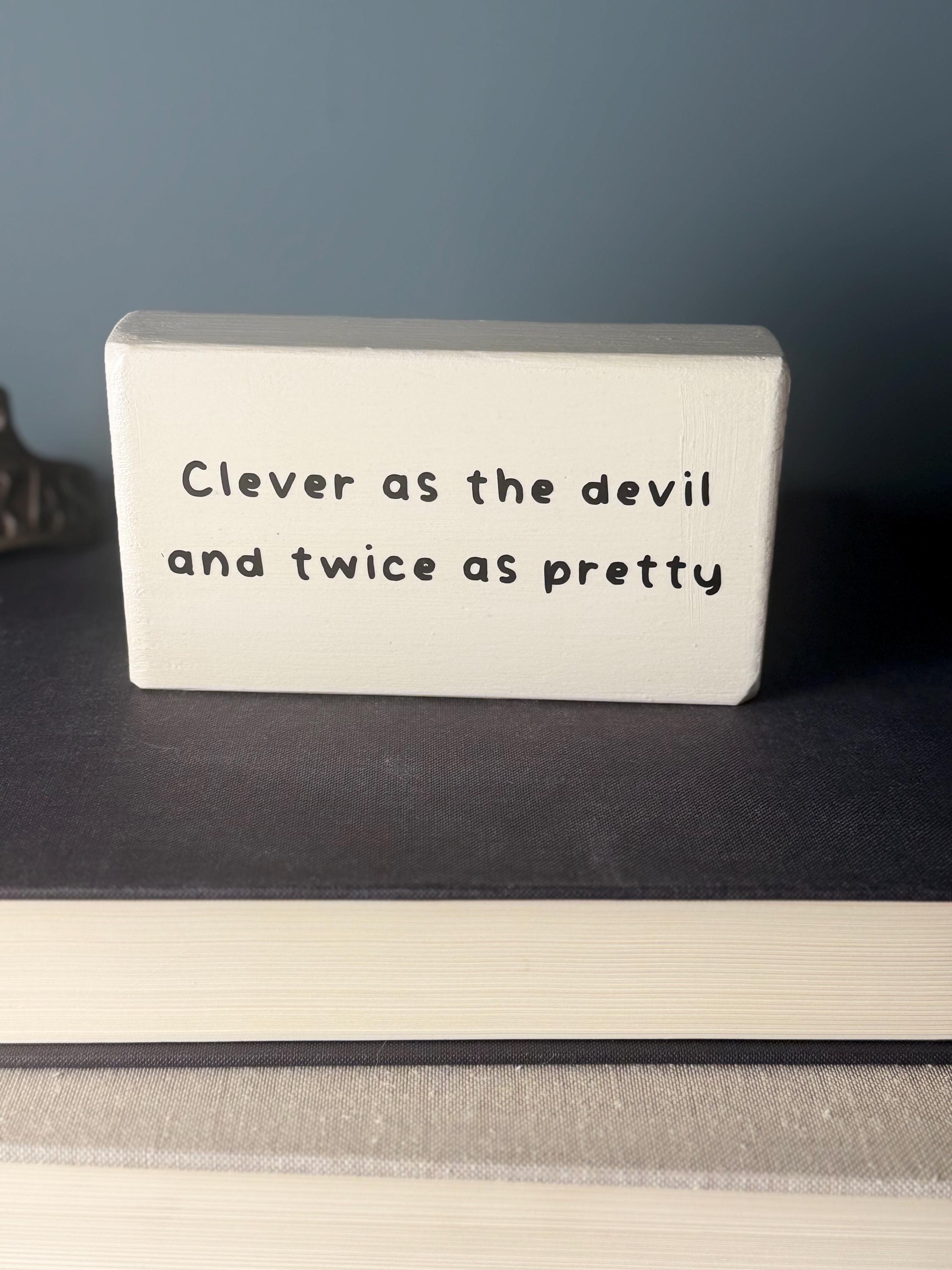 Funny Office Desk Wood Sign – Clever Quote Shelf Sitter - Etsy