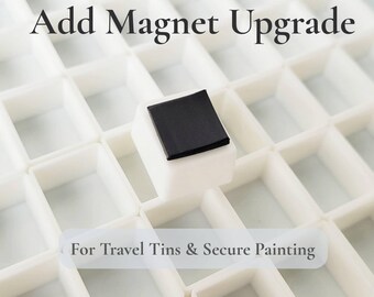 Magnet Pack for Watercolor Pans | 10 or 50 Loose Magnets | DIY Palette Storage | Add To Any Order | Artist Supplies Sredna Art