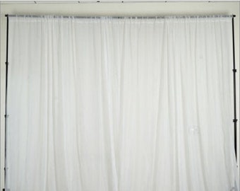 sheer backdrop etsy