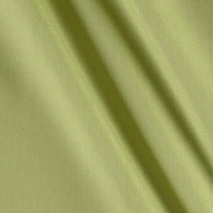 May include: A close-up of a smooth, light green fabric with a subtle texture. The fabric is folded and draped, creating soft folds and curves.