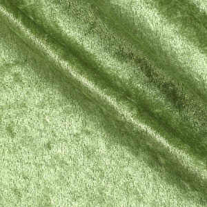 Stretch Panne Velvet Velour - Sage Green