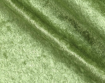 Stretch Panne Velvet Velour - Sage Green