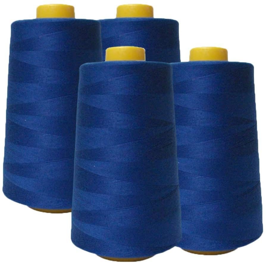 Thread Cope AK Trading 4-pack All Purpose Sewing Thread Cones (6000 Yards Each) of ...