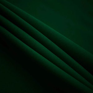 60" Wide Premium Quality Polyester Poplin Solid Fabric By The Yard - Dark Green