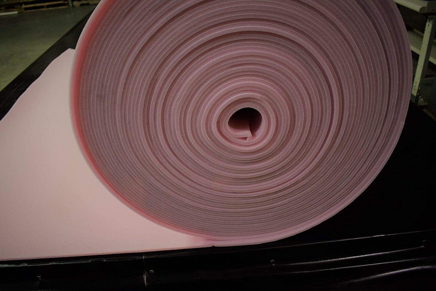 Pink Sew Foam W/ Scrim Backing Automotive Upholstery 1/2" Sold By The