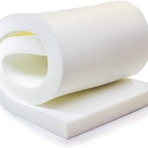 FoamTouch 6 x 36 x 72 Upholstery Foam Cushion High Density Standard (Seat Replacement , Upholstery Sheet , Foam Padding, Bed Padding)