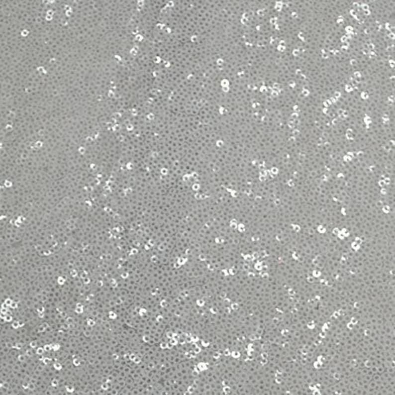 Glitz Sequin Fabric 54 Wide Sold by the Yard White Etsy