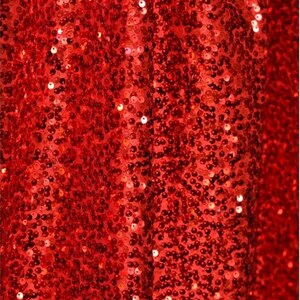 RED Sequin Taffeta Fabric Photography Backdrop, Sequin Photo Booth Backdrop, Sequin Drape Made in USA Select from 3 Sizes. image 3