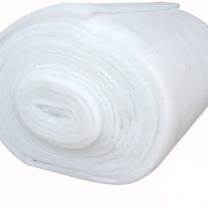 FoamFit Dacron Upholstery Batting Thin Loft 0.5 Ounces 3 Yards 48 Inch Wide  