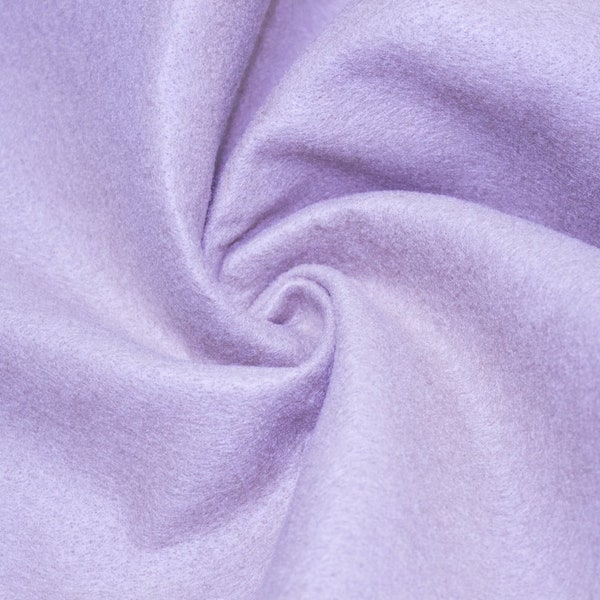 72-Inch Wide 1/16” Thick Acrylic Felt Fabric for Arts & Crafts, Cushion and Padding, Sewing Projects, DIY Projects - LILAC