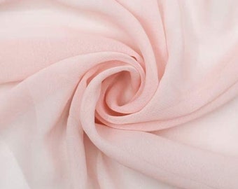 Solid Hi-Multi Chiffon Fabric by The Yard, Chiffon Fabric, Wedding Chiffon, Lightweight Chiffon Fabric - Style 500