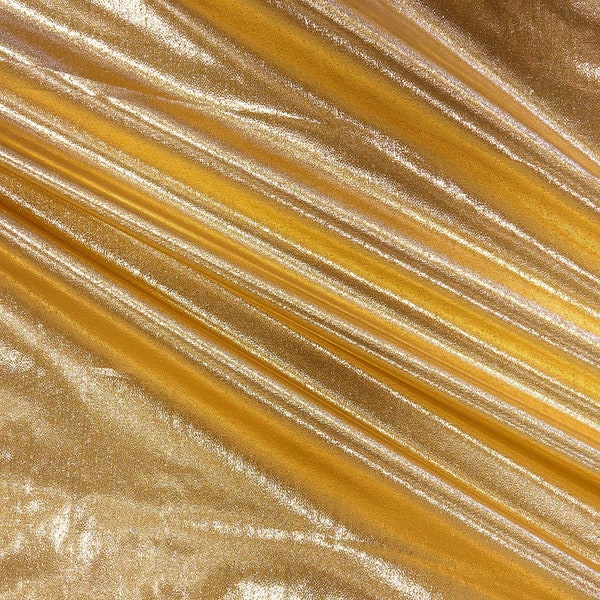Tissue Lame Gold, Fabric by the Yard