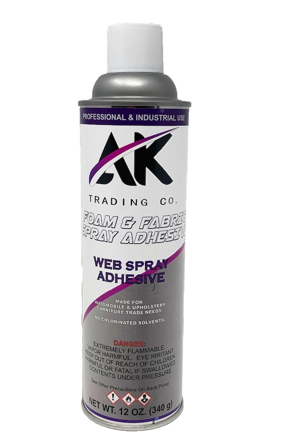 Professional Quality General Multipurpose Adhesive Spray, Perfect for Acoustic Panels, Crafts, Upholstery Foam & Fabrics - 12Oz Can