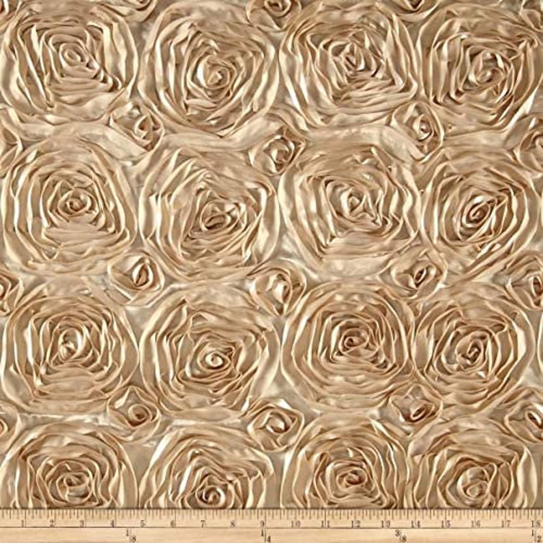 Pressed Rosette Slide Satin